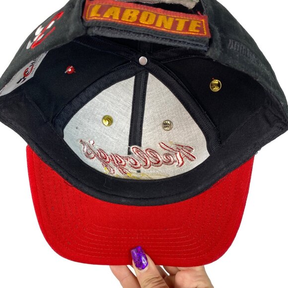 Vtg Terry Labonte #5 Kelloggs NASCAR Racing Hat w/ Collectors Pins 1999 Fan Club - Picture 3 of 16